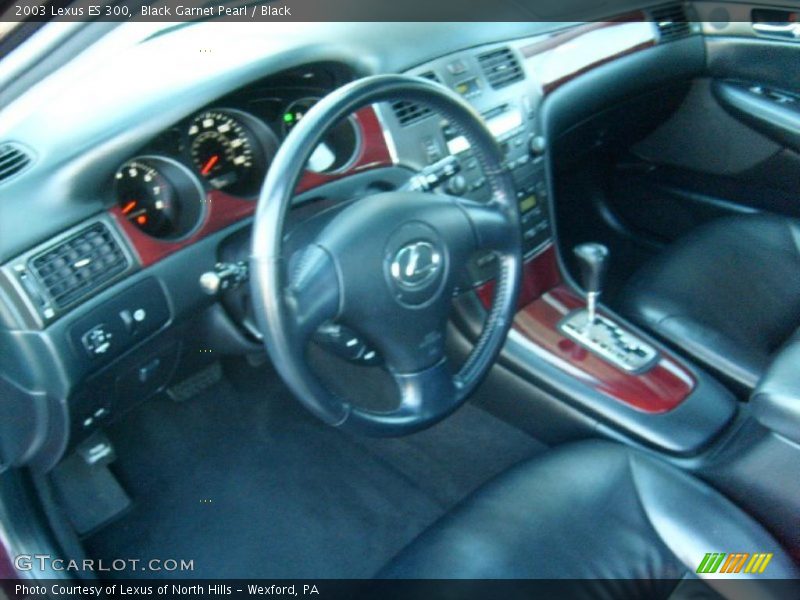 Black Garnet Pearl / Black 2003 Lexus ES 300