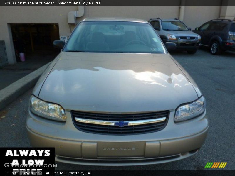 Sandrift Metallic / Neutral 2000 Chevrolet Malibu Sedan