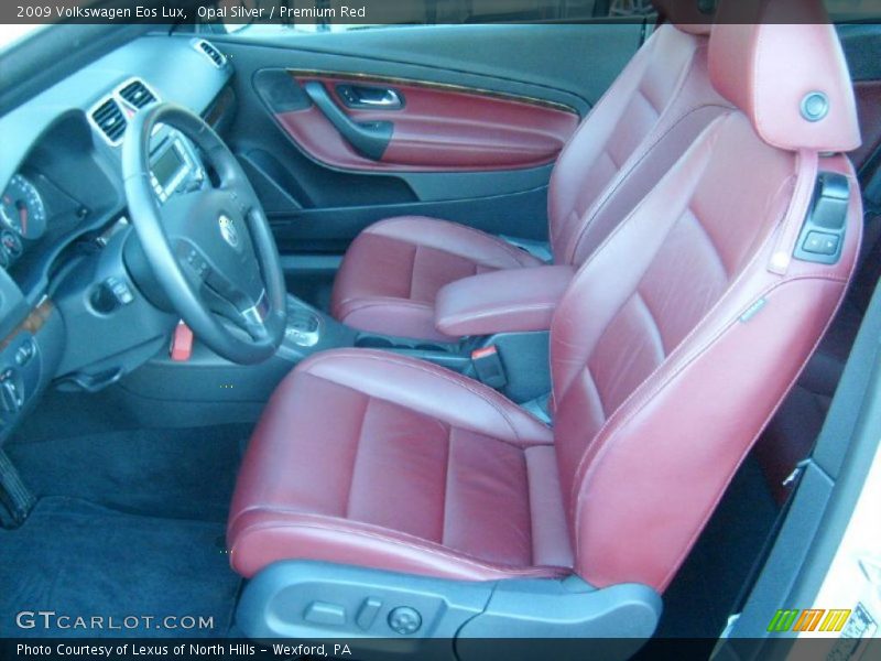  2009 Eos Lux Premium Red Interior