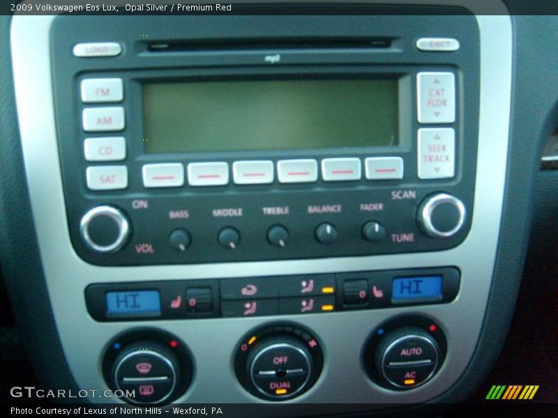 Controls of 2009 Eos Lux