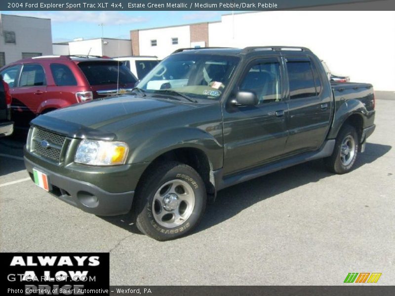 Estate Green Metallic / Medium Pebble/Dark Pebble 2004 Ford Explorer Sport Trac XLT 4x4