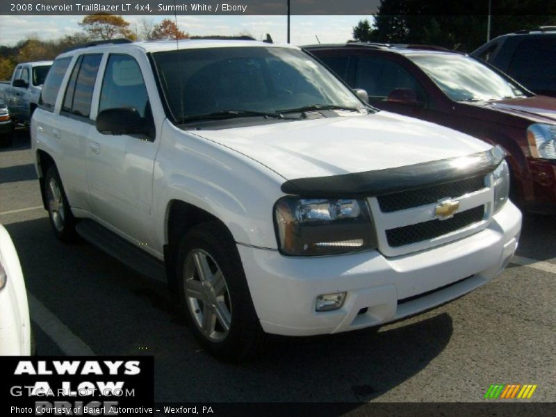 Summit White / Ebony 2008 Chevrolet TrailBlazer LT 4x4