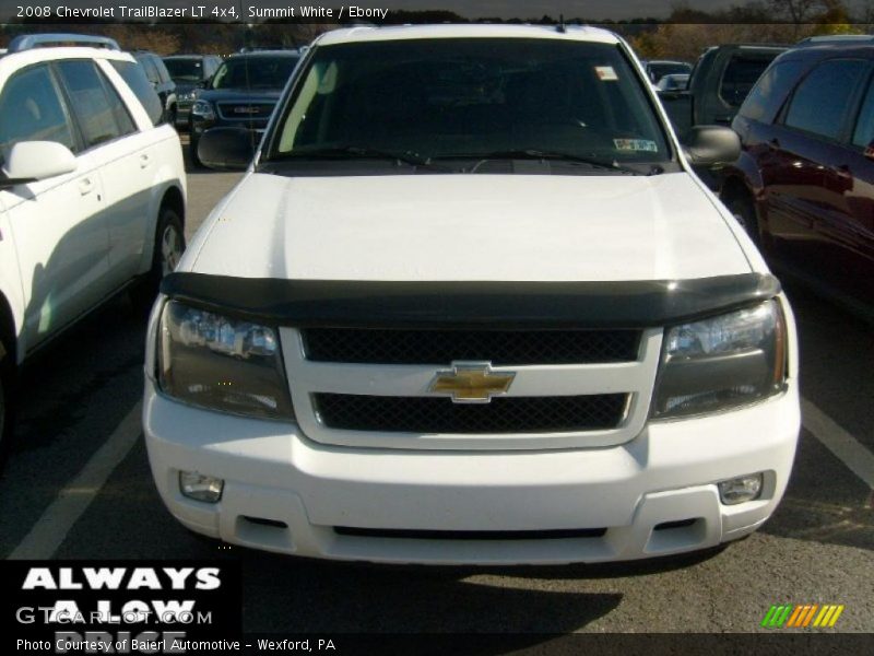 Summit White / Ebony 2008 Chevrolet TrailBlazer LT 4x4