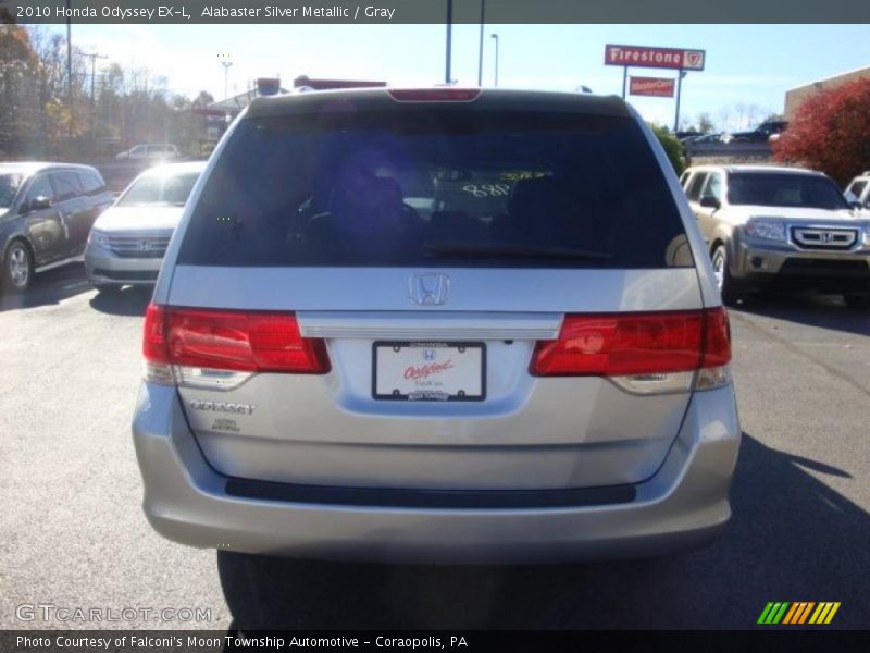 Alabaster Silver Metallic / Gray 2010 Honda Odyssey EX-L