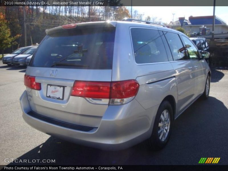Alabaster Silver Metallic / Gray 2010 Honda Odyssey EX-L