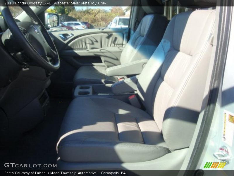 Alabaster Silver Metallic / Gray 2010 Honda Odyssey EX-L