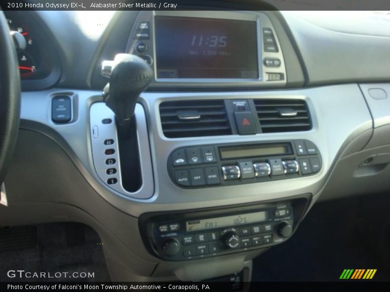 Alabaster Silver Metallic / Gray 2010 Honda Odyssey EX-L