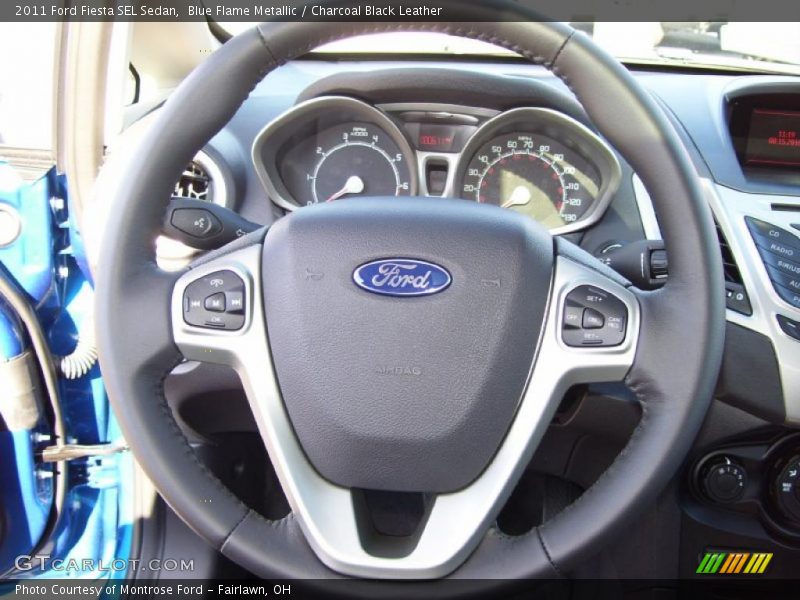  2011 Fiesta SEL Sedan Steering Wheel