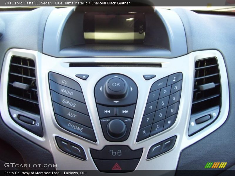 Controls of 2011 Fiesta SEL Sedan