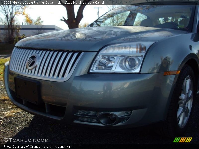 Light Sage Metallic / Light Camel 2008 Mercury Sable Premier Sedan