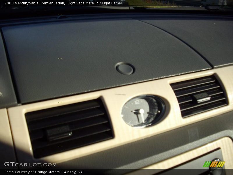 Light Sage Metallic / Light Camel 2008 Mercury Sable Premier Sedan