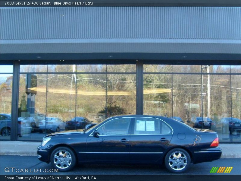 Blue Onyx Pearl / Ecru 2003 Lexus LS 430 Sedan