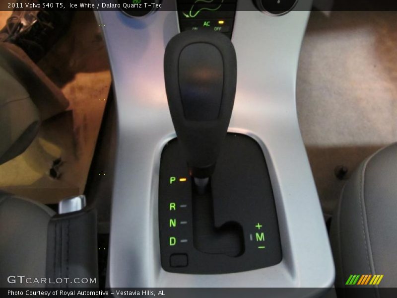  2011 S40 T5 5 Speed Geartronic Automatic Shifter