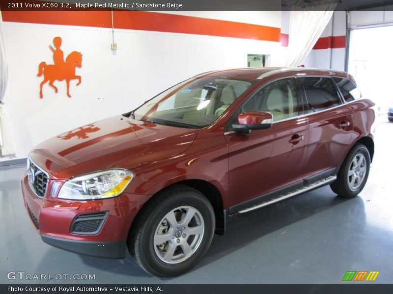 Maple Red Metallic / Sandstone Beige 2011 Volvo XC60 3.2