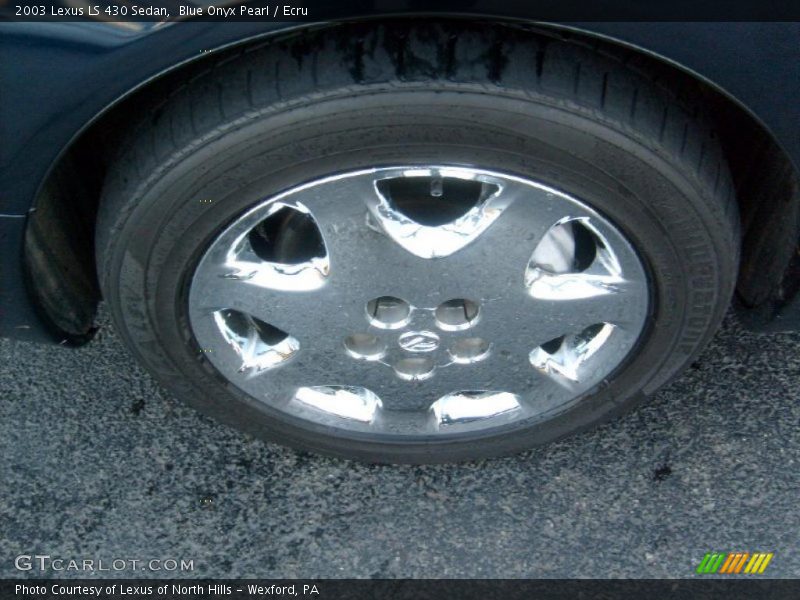 Blue Onyx Pearl / Ecru 2003 Lexus LS 430 Sedan