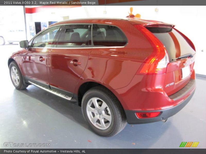 Maple Red Metallic / Sandstone Beige 2011 Volvo XC60 3.2