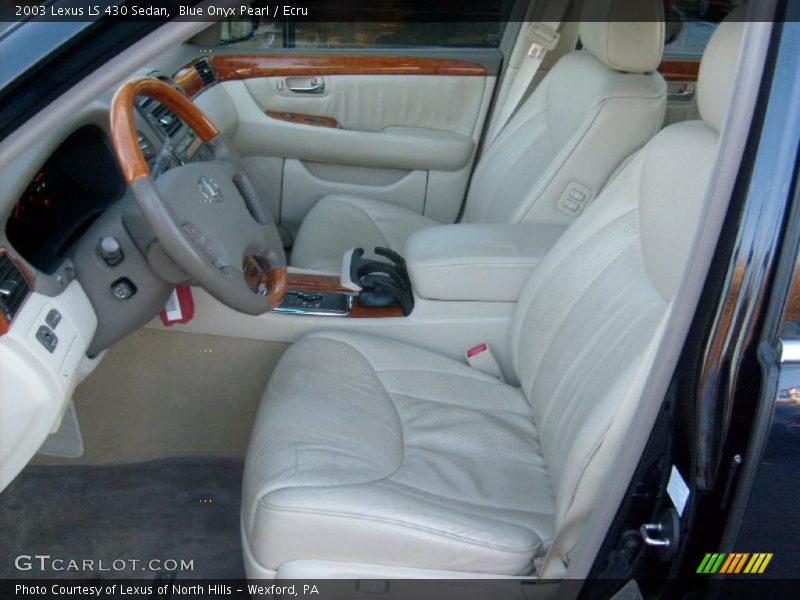 Blue Onyx Pearl / Ecru 2003 Lexus LS 430 Sedan