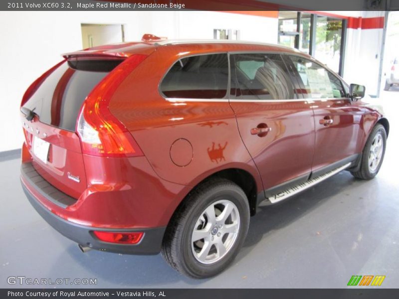 Maple Red Metallic / Sandstone Beige 2011 Volvo XC60 3.2