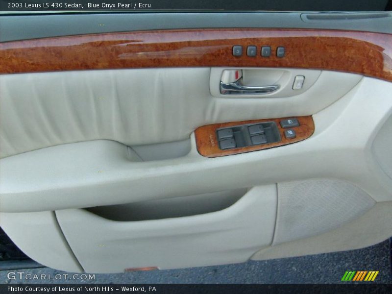 Blue Onyx Pearl / Ecru 2003 Lexus LS 430 Sedan