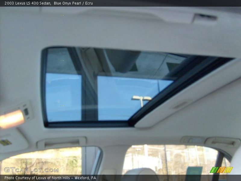 Blue Onyx Pearl / Ecru 2003 Lexus LS 430 Sedan