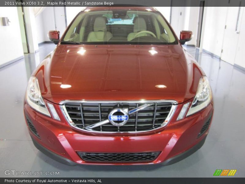 Maple Red Metallic / Sandstone Beige 2011 Volvo XC60 3.2