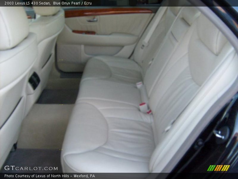 Blue Onyx Pearl / Ecru 2003 Lexus LS 430 Sedan