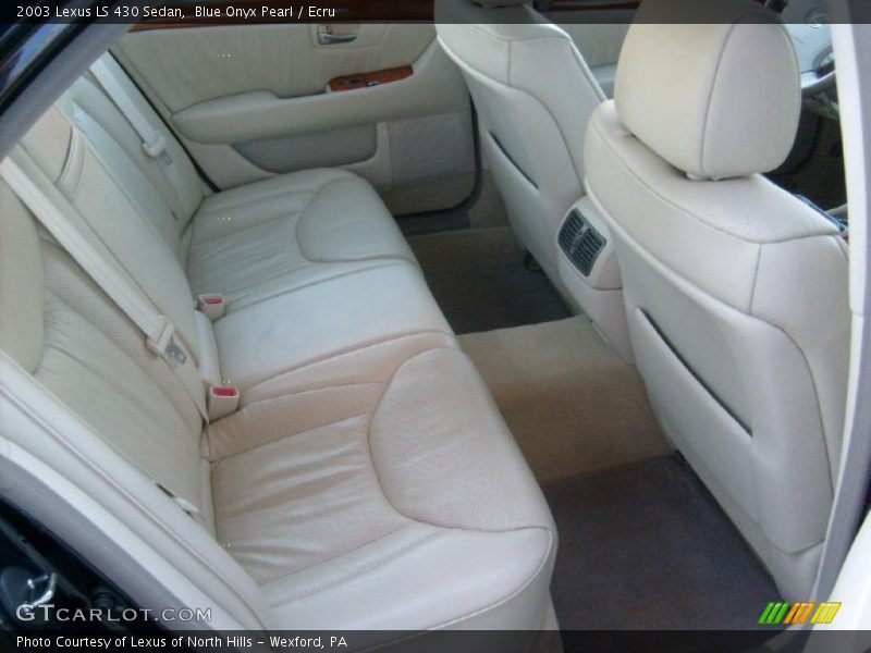 Blue Onyx Pearl / Ecru 2003 Lexus LS 430 Sedan