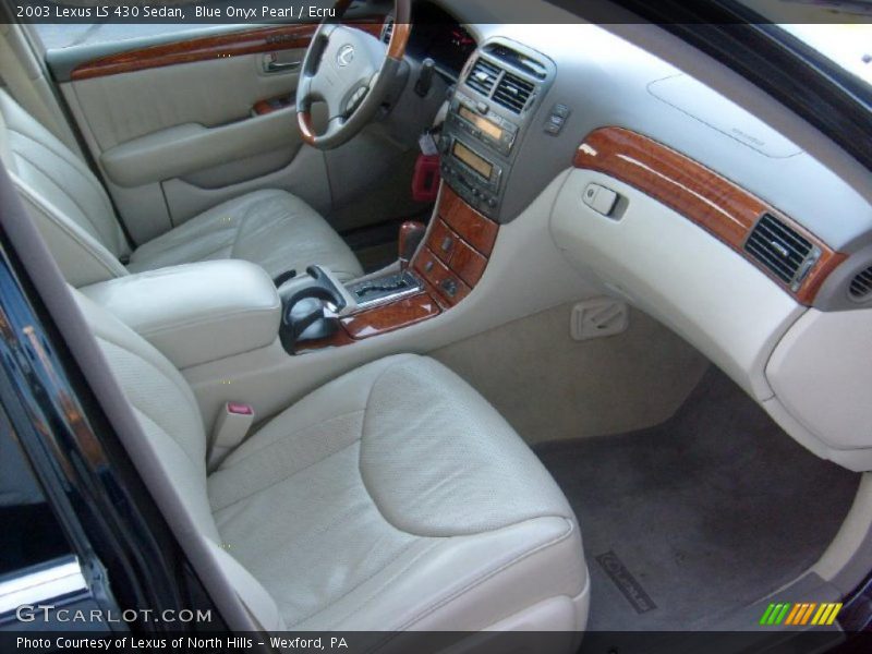 Blue Onyx Pearl / Ecru 2003 Lexus LS 430 Sedan