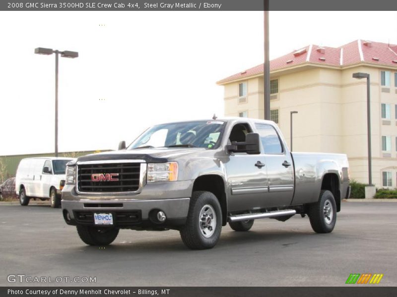 Front 3/4 View of 2008 Sierra 3500HD SLE Crew Cab 4x4