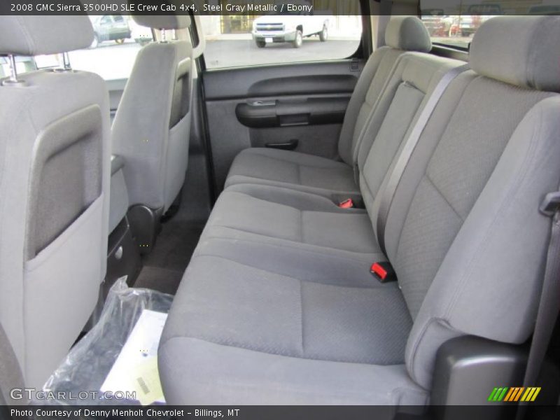  2008 Sierra 3500HD SLE Crew Cab 4x4 Ebony Interior