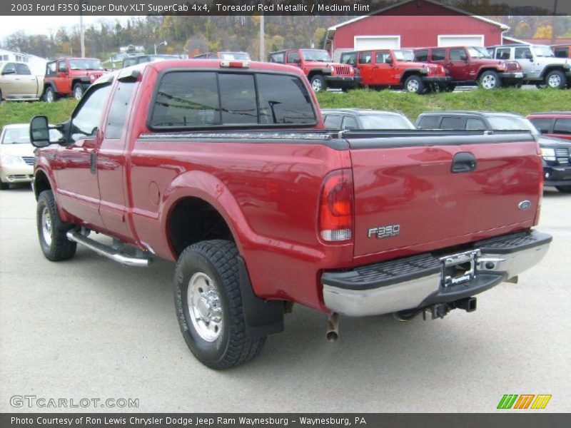  2003 F350 Super Duty XLT SuperCab 4x4 Toreador Red Metallic