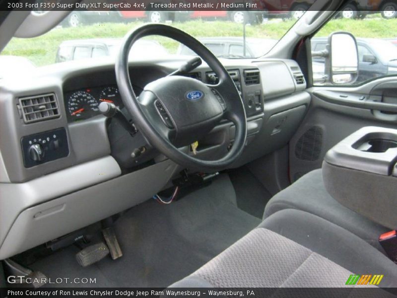 Medium Flint Interior - 2003 F350 Super Duty XLT SuperCab 4x4 
