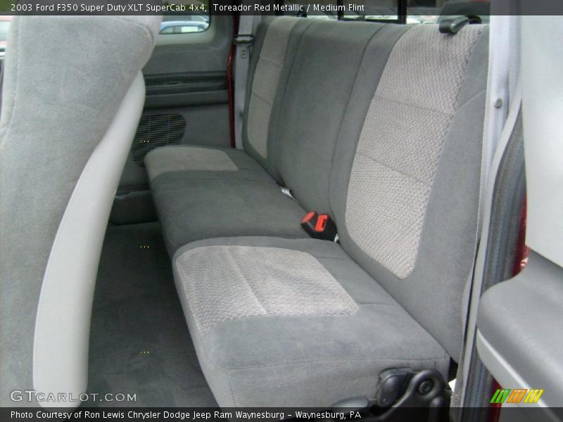  2003 F350 Super Duty XLT SuperCab 4x4 Medium Flint Interior