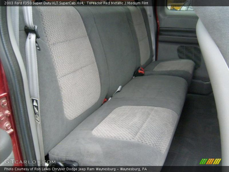  2003 F350 Super Duty XLT SuperCab 4x4 Medium Flint Interior