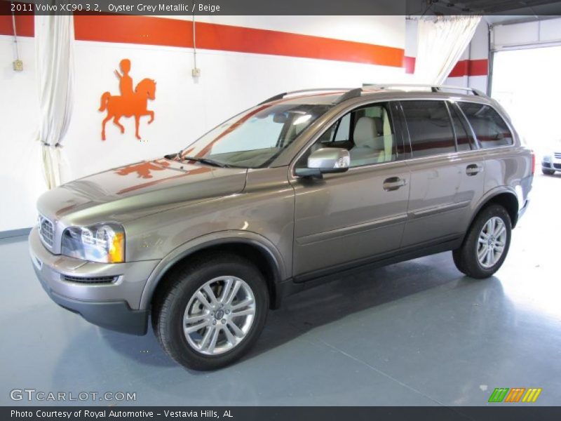 Oyster Grey Metallic / Beige 2011 Volvo XC90 3.2