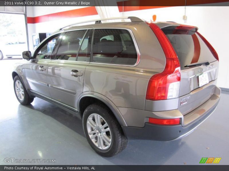 Oyster Grey Metallic / Beige 2011 Volvo XC90 3.2