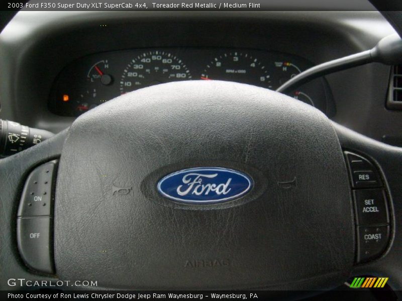 Toreador Red Metallic / Medium Flint 2003 Ford F350 Super Duty XLT SuperCab 4x4