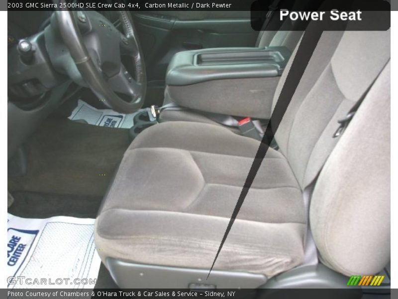 Carbon Metallic / Dark Pewter 2003 GMC Sierra 2500HD SLE Crew Cab 4x4