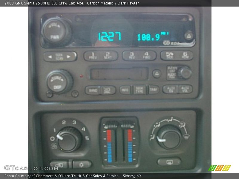 Carbon Metallic / Dark Pewter 2003 GMC Sierra 2500HD SLE Crew Cab 4x4