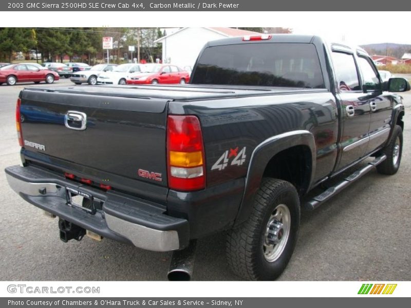 Carbon Metallic / Dark Pewter 2003 GMC Sierra 2500HD SLE Crew Cab 4x4