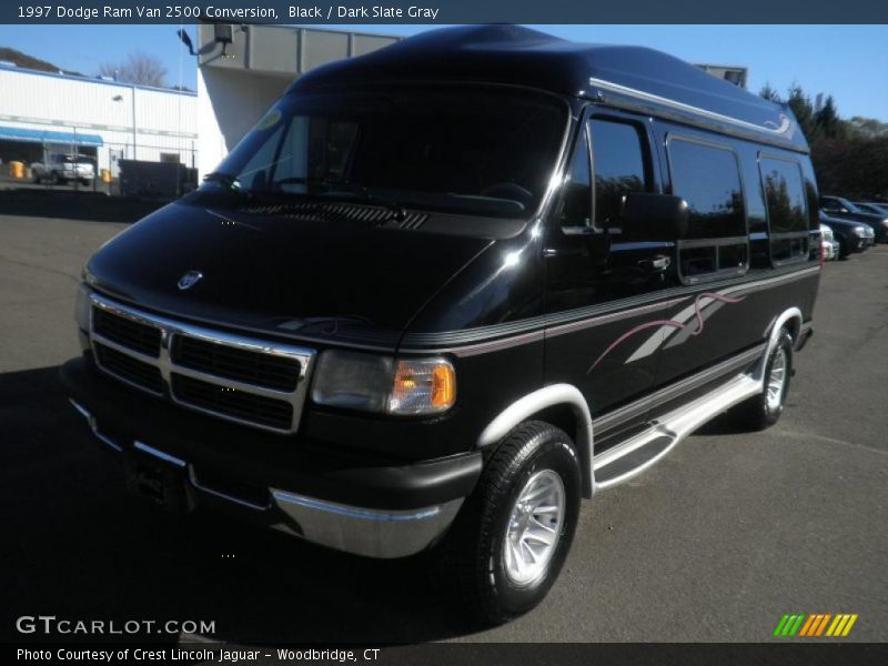 Black / Dark Slate Gray 1997 Dodge Ram Van 2500 Conversion