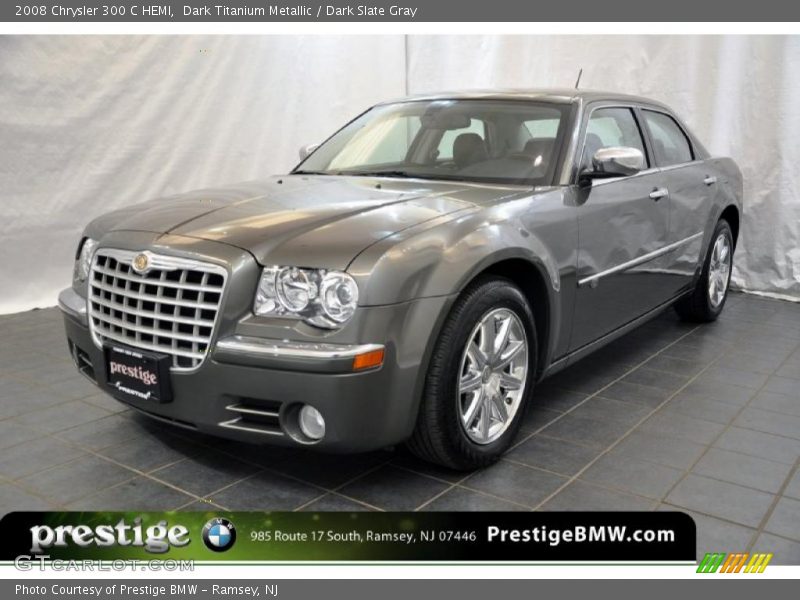 Dark Titanium Metallic / Dark Slate Gray 2008 Chrysler 300 C HEMI