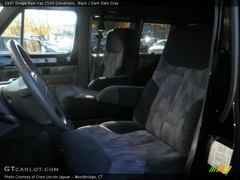 Black / Dark Slate Gray 1997 Dodge Ram Van 2500 Conversion
