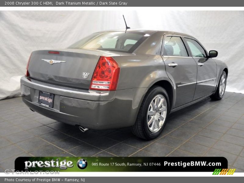 Dark Titanium Metallic / Dark Slate Gray 2008 Chrysler 300 C HEMI