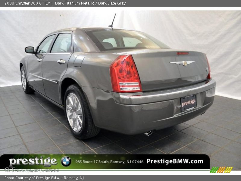 Dark Titanium Metallic / Dark Slate Gray 2008 Chrysler 300 C HEMI
