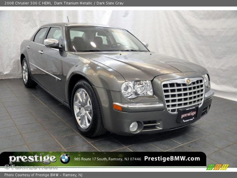 Dark Titanium Metallic / Dark Slate Gray 2008 Chrysler 300 C HEMI