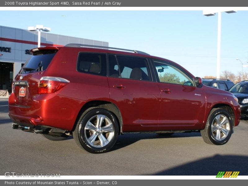  2008 Highlander Sport 4WD Salsa Red Pearl