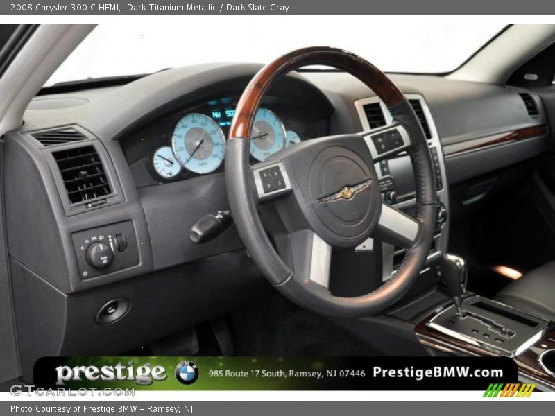Dark Titanium Metallic / Dark Slate Gray 2008 Chrysler 300 C HEMI