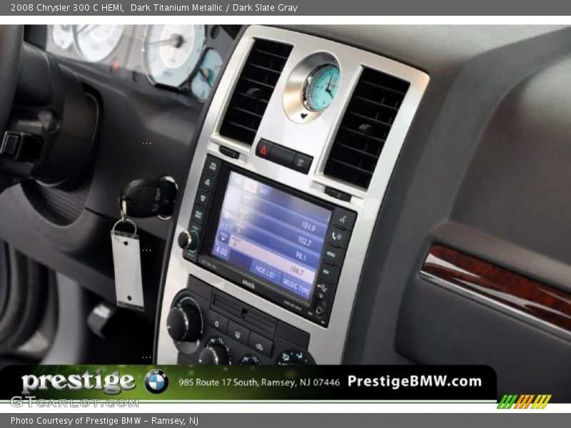 Dark Titanium Metallic / Dark Slate Gray 2008 Chrysler 300 C HEMI