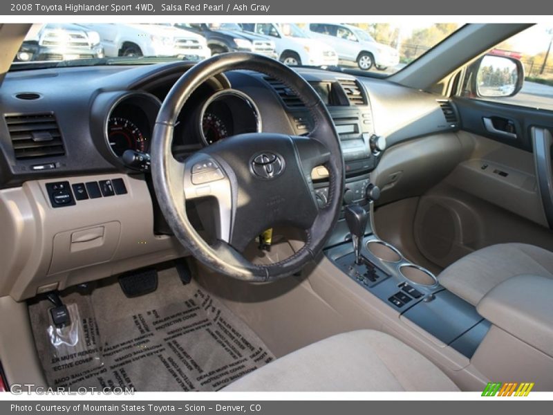 Dashboard of 2008 Highlander Sport 4WD